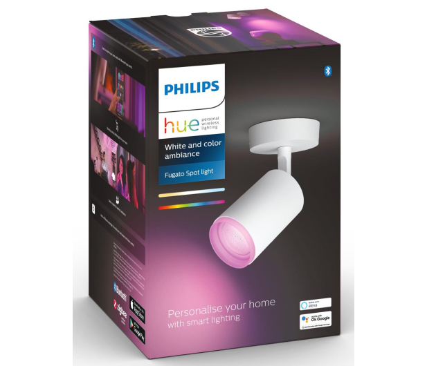 Philips Hue White and color ambiance Kinkiet Fugato (biały) - 709596 - zdjęcie 4